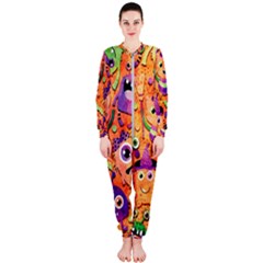 Halloween Monsters Onepiece Jumpsuit (ladies)