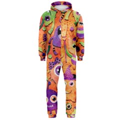 Halloween Monsters Hooded Jumpsuit (men)