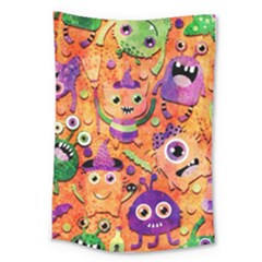 Halloween Monsters Large Tapestry