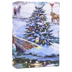 Icy Lights, Art, Christmas, Houses Playing Cards Single Design (rectangle) With Custom Box