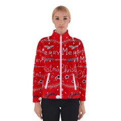 Merry, Happy Christmas, Christmas Gnome Women s Bomber Jacket