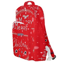 Merry, Happy Christmas, Christmas Gnome Double Compartment Backpack by kyorashop23