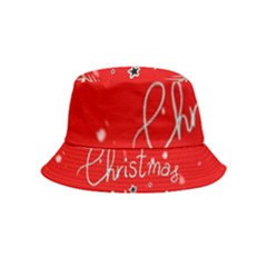 Merry, Happy Christmas, Christmas Gnome Inside Out Bucket Hat (kids)