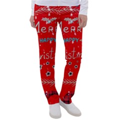 Merry, Happy Christmas, Christmas Gnome Women s Casual Pants by kyorashop23