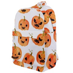 Orange Carved Pumpkins, Adoxali, Halloween Classic Backpack by kyorashop23