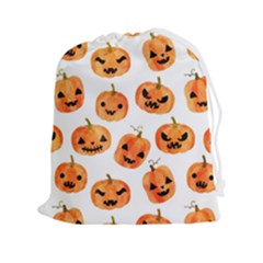 Orange Carved Pumpkins, Adoxali, Halloween Drawstring Pouch (2xl) by kyorashop23