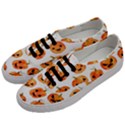 Orange Carved Pumpkins, Adoxali, Halloween Men s Classic Low Top Sneakers View2