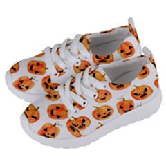 Orange Carved Pumpkins, Adoxali, Halloween Kids  Lightweight Sports Shoes by kyorashop23