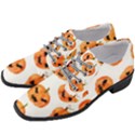 Orange Carved Pumpkins, Adoxali, Halloween Women Heeled Oxford Shoes View2