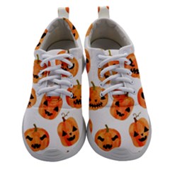 Orange Carved Pumpkins, Adoxali, Halloween Women Athletic Shoes by kyorashop23