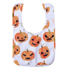 Orange Carved Pumpkins, Adoxali, Halloween Baby Bib by kyorashop23