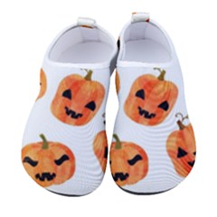 Orange Carved Pumpkins, Adoxali, Halloween Kids  Sock-style Water Shoes by kyorashop23