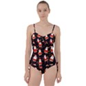 Santa Claus & Glitter, Adoxali, Christmas, Claus, December Sweetheart Tankini Set View1