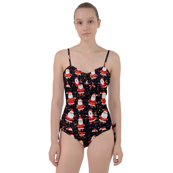 Santa Claus & Glitter, Adoxali, Christmas, Claus, December Sweetheart Tankini Set