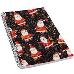 Santa Claus & Glitter, Adoxali, Christmas, Claus, December 5 5  X 8 5  Notebook by kyorashop23