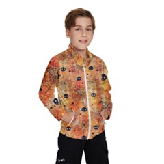 Spooky Spider Pattern, Adoxali, Halloween Kids  Windbreaker