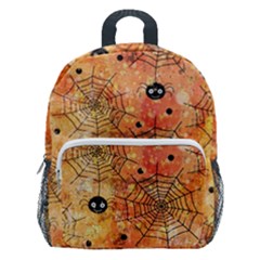 Spooky Spider Pattern, Adoxali, Halloween Kids  Age 5-10 Lightweight School Backpack With Side Pockets by kyorashop23