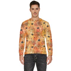 Spooky Spider Pattern, Adoxali, Halloween Men s Fleece Sweatshirt