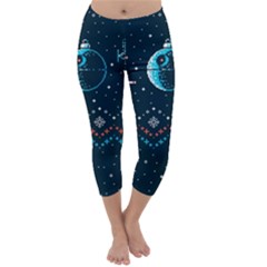 Star Wars Xmas, Star Wars, Christmas, Ugly Sweater Capri Winter Leggings 