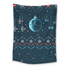 Star Wars Xmas, Star Wars, Christmas, Ugly Sweater Medium Tapestry