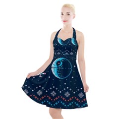 Star Wars Xmas, Star Wars, Christmas, Ugly Sweater Halter Party Swing Dress  by kyorashop23