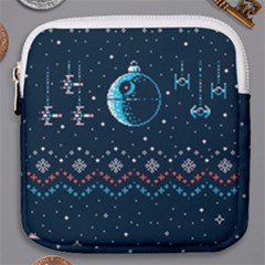 Star Wars Xmas, Star Wars, Christmas, Ugly Sweater Mini Square Pouch by kyorashop23