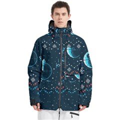 Star Wars Xmas, Star Wars, Christmas, Ugly Sweater Men s Multi Pockets Zip Ski And Snowboard Waterproof Breathable Jacket by kyorashop23