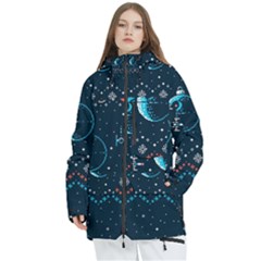 Star Wars Xmas, Star Wars, Christmas, Ugly Sweater Women s Multi Pockets Zip Ski And Snowboard Waterproof Breathable Jacket