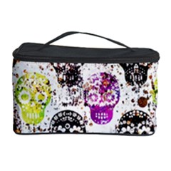 Sugar Skulls - Floral Cosmetic Storage Case by kyorashop23