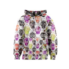 Sugar Skulls - Floral Kids  Pullover Hoodie