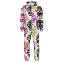 Sugar Skulls - Floral Hooded Jumpsuit (men)