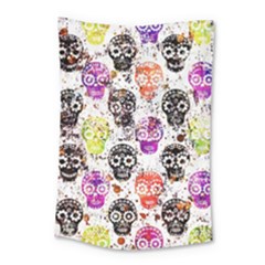 Sugar Skulls - Floral Small Tapestry