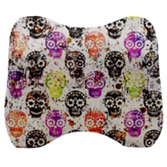 Sugar Skulls - Floral Velour Head Support Cushion by kyorashop23