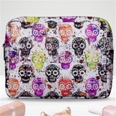 Sugar Skulls - Floral Make Up Pouch (large) by kyorashop23