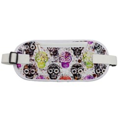 Sugar Skulls - Floral Rounded Waist Pouch by kyorashop23