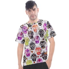 Sugar Skulls - Floral Men s Sport Top