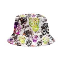 Sugar Skulls - Floral Inside Out Bucket Hat by kyorashop23