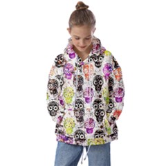 Sugar Skulls - Floral Kids  Oversized Hoodie