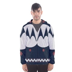 Ugly Sweater Moto, Motorola, Men s Hooded Windbreaker