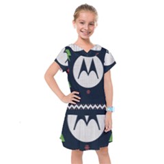 Ugly Sweater Moto, Motorola, Kids  Drop Waist Dress by kyorashop23