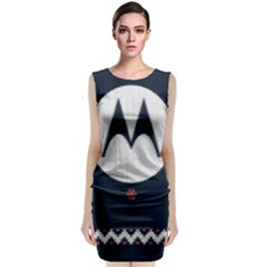 Ugly Sweater Moto, Motorola, Sleeveless Velvet Midi Dress