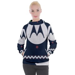 Ugly Sweater Moto, Motorola, Women s Hooded Pullover by kyorashop23