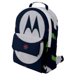 Ugly Sweater Moto, Motorola, Flap Pocket Backpack (small) by kyorashop23