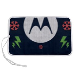 Ugly Sweater Moto, Motorola, Pen Storage Case (l) by kyorashop23