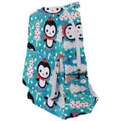 Blue Penguin Pattern, Adoxali, Christmas, Cute Travelers  Backpack