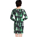 Green Christmas Trees, Adoxali, Scandinavian Long Sleeve Nightdress View2