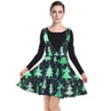 Green Christmas Trees, Adoxali, Scandinavian Plunge Pinafore Dress View1