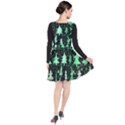 Green Christmas Trees, Adoxali, Scandinavian Plunge Pinafore Dress View2