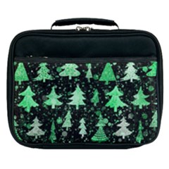 Green Christmas Trees, Adoxali, Scandinavian Lunch Bag by kyorashop23