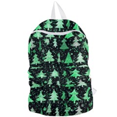 Green Christmas Trees, Adoxali, Scandinavian Foldable Lightweight Backpack by kyorashop23